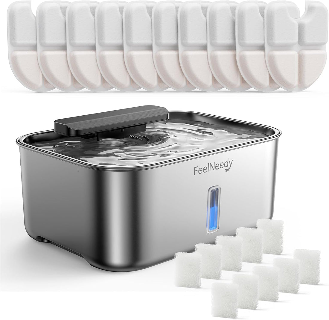 3.2Gal Stainless Steel Dog Water Fountain for Large Dog
