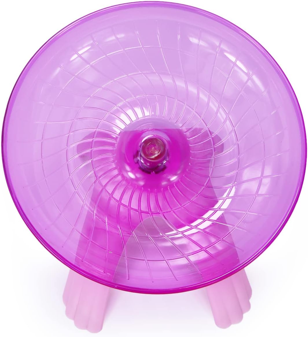 Hamster Flying Saucer Silent Running Exercise Wheel for Gerbil Rat