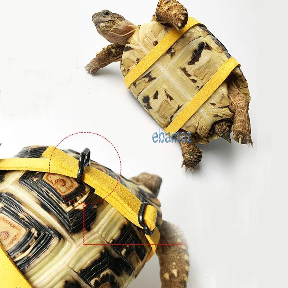 Adjustable Turtle Harness Leashes Soft Leather Harness Strap