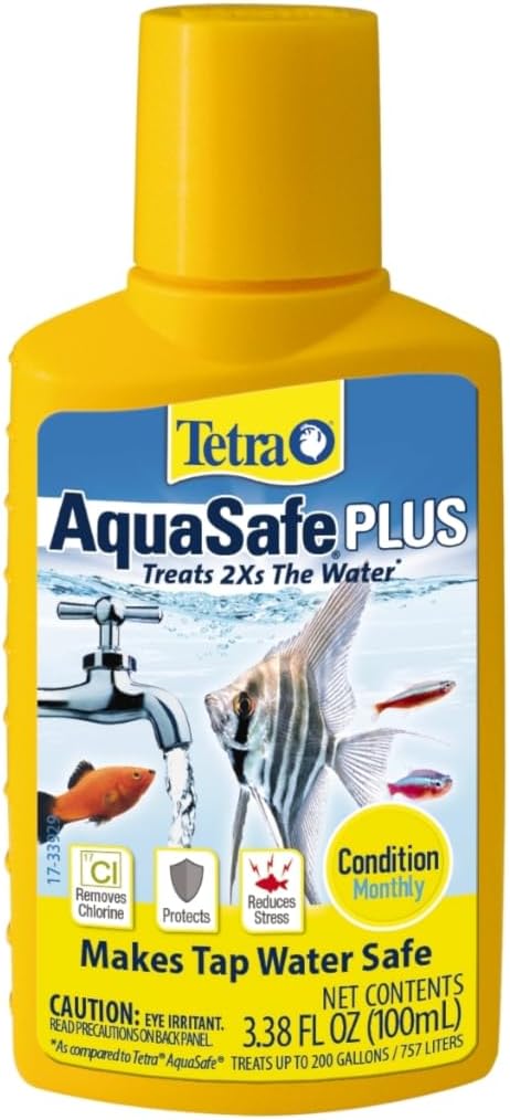 Tetra AquaSafe Plus Water Conditioner & Dechlorinator For Aquarium