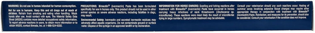Ivermectin Paste Horse Wormer - 6 DOSES, Model