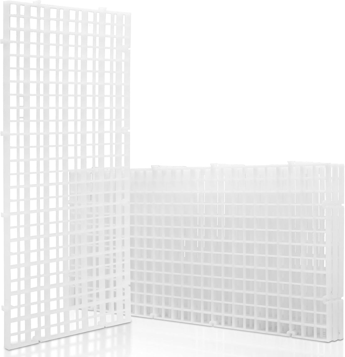LINLAN 4 Pieces 5.9x11.8in Aquarium Grid Plastic, Fish Tank Divider