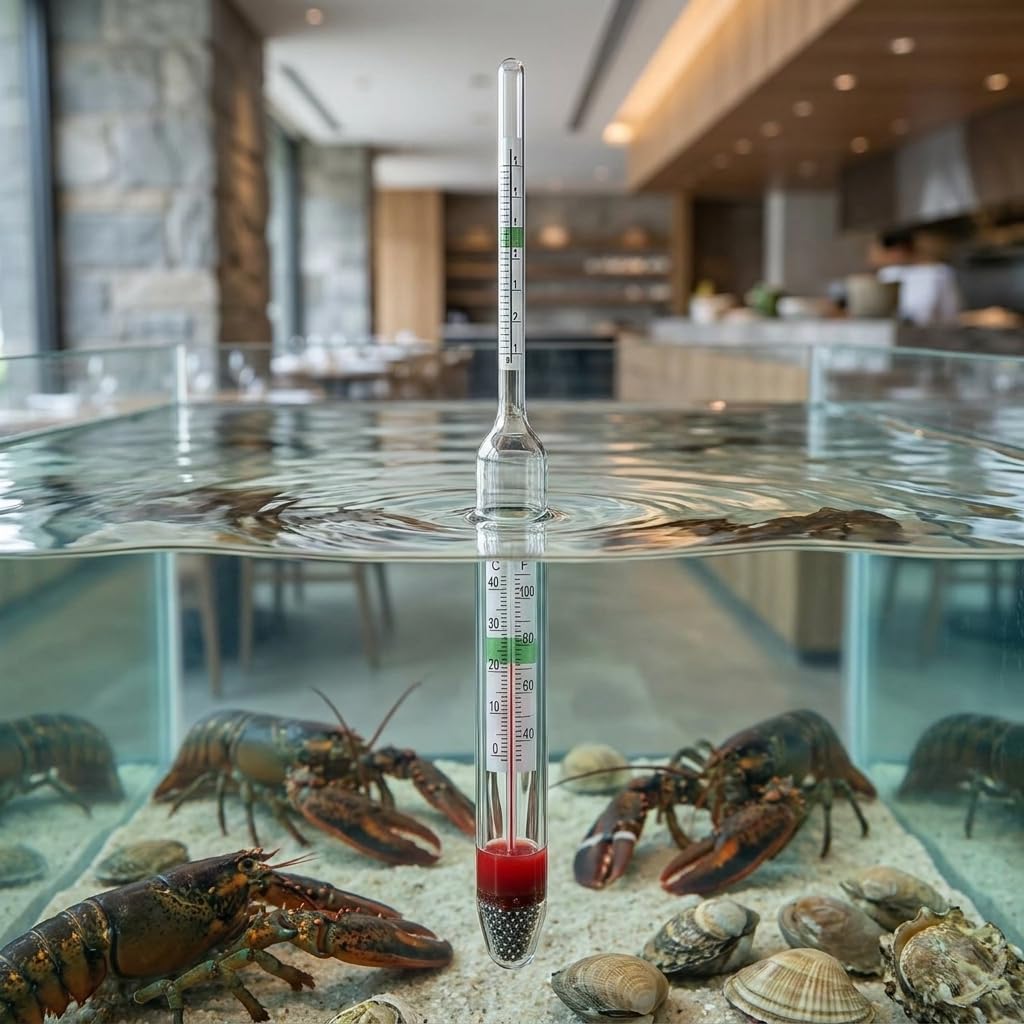 Glass Floating Hydrometer with Built‑in Thermometer