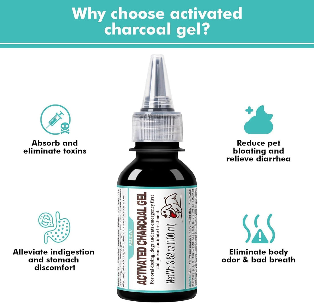 Activated Charcoal Gel for Dogs for Poisoning