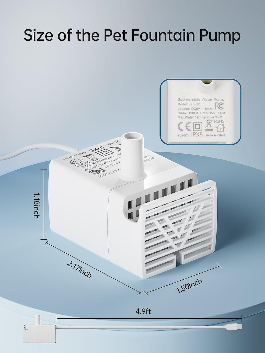 Cat Water Fountain Replacement Pump