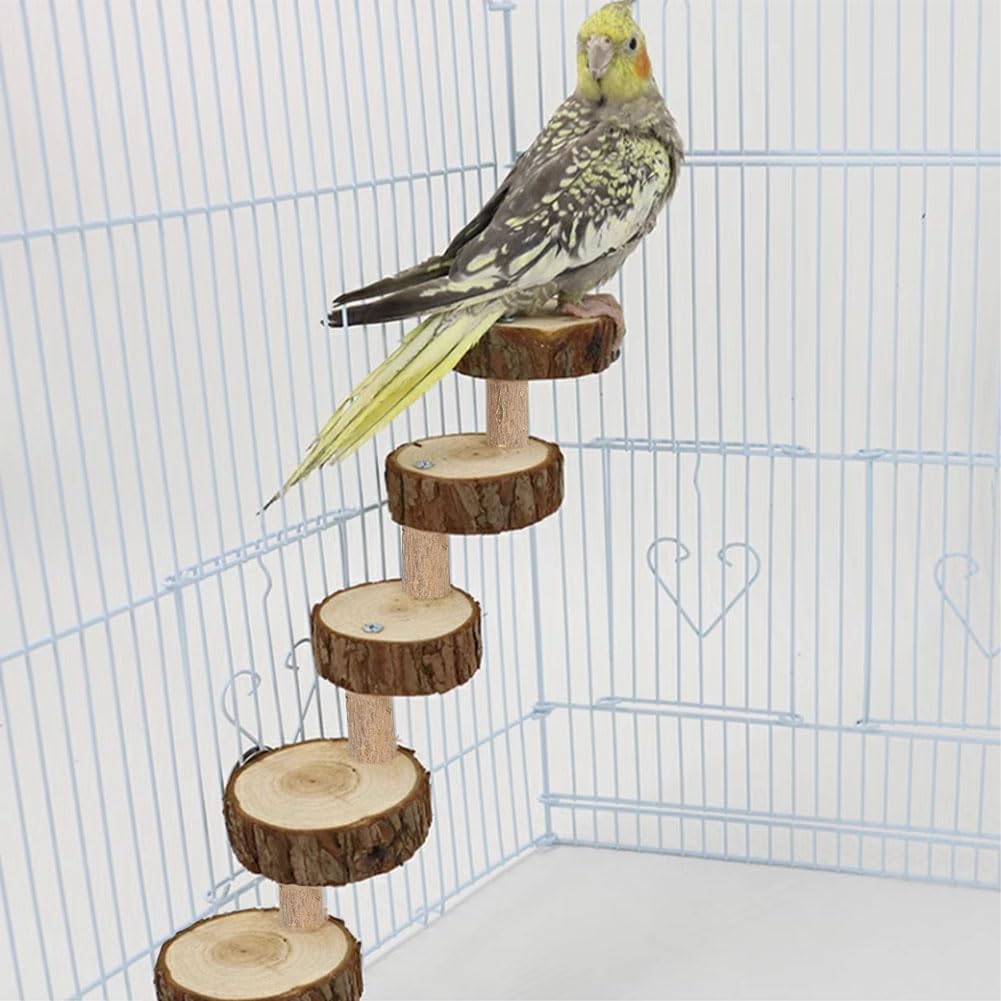 Tiiyee Wooden Hamster Ladder
