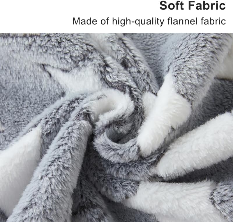1 Pack 3 Blankets Super Soft Fluffy Premium Fleece Pet Blanket