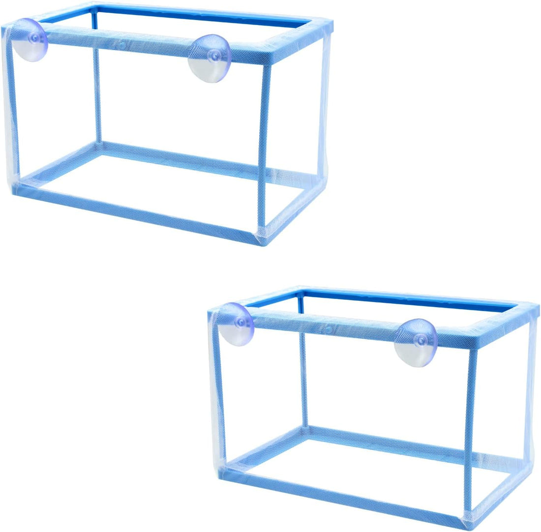 AQUANEAT Fish Tank Breeder 2 pcs Large Mesh Net Fry Saver Aquarium
