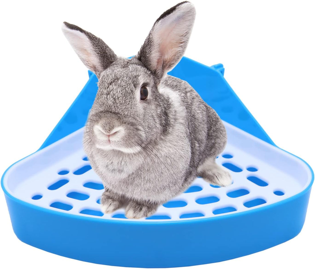 Litewoo Rabbit Litter Box Toilet Bunny Corner Potty for Guinea Pigs