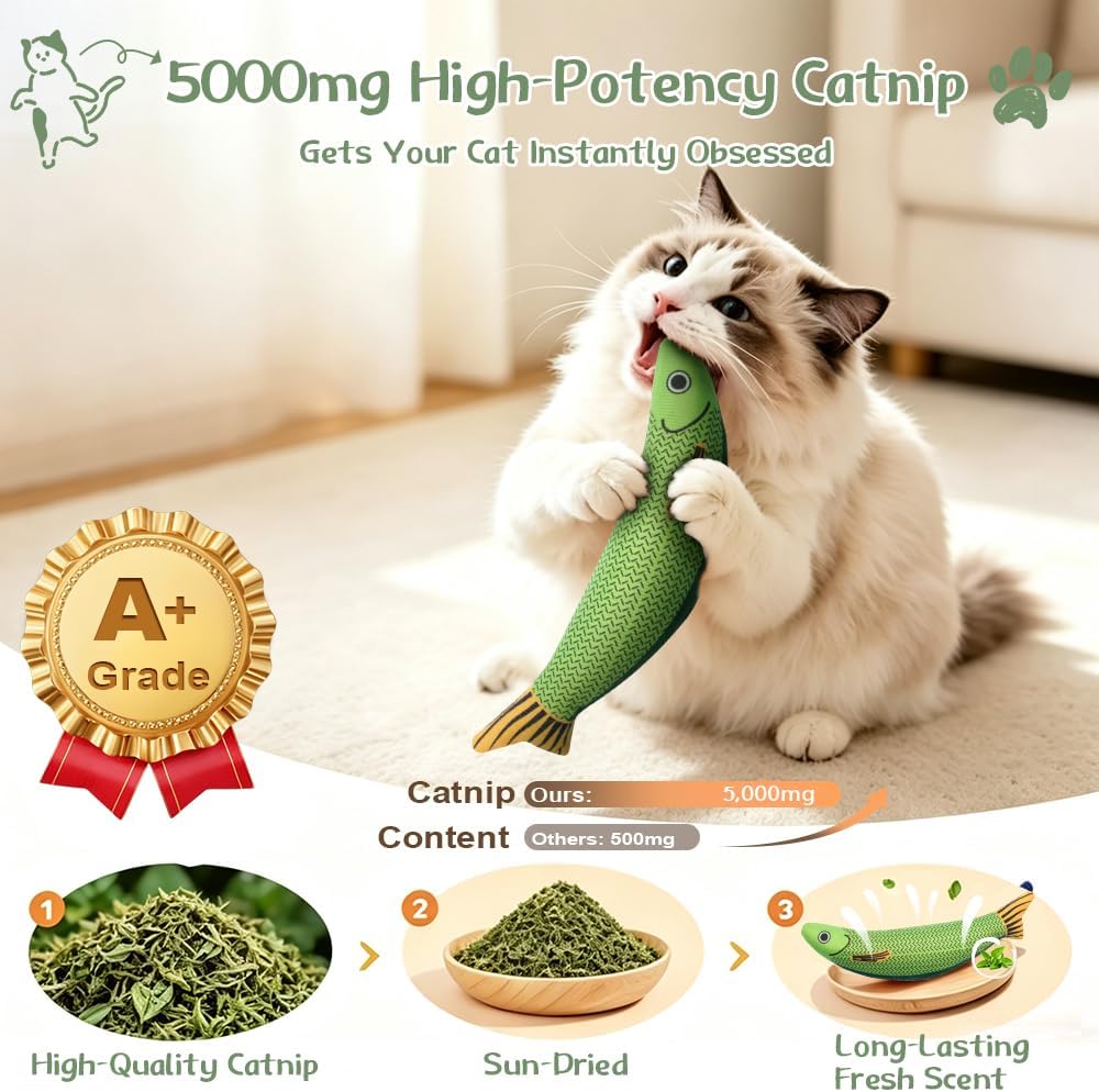 33-Pack Cat Toys for Indoor Cats & Kittens, Interactive Cat Toy