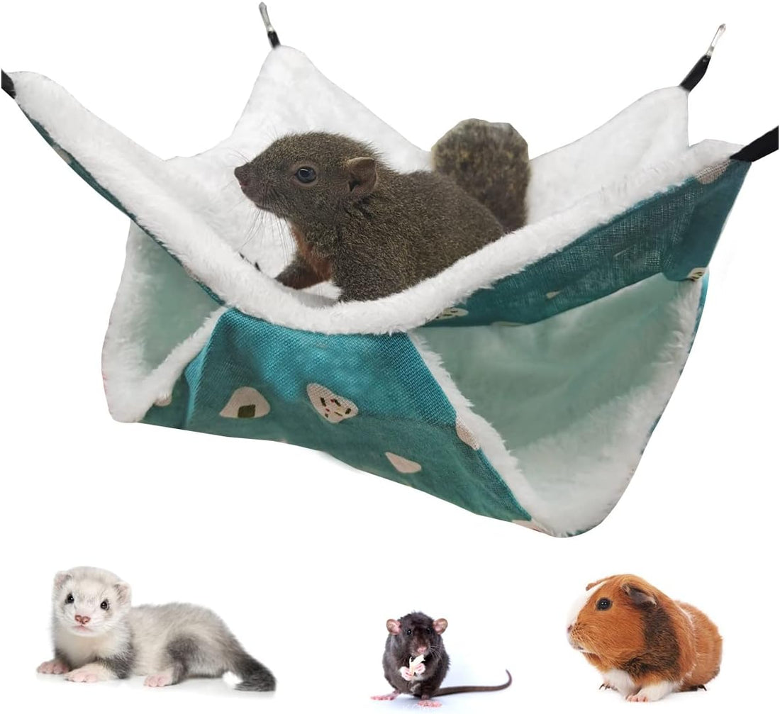 LEFTSTARER Rat Ferret Hammock Toy and Cage Accessories for Guinea Pig