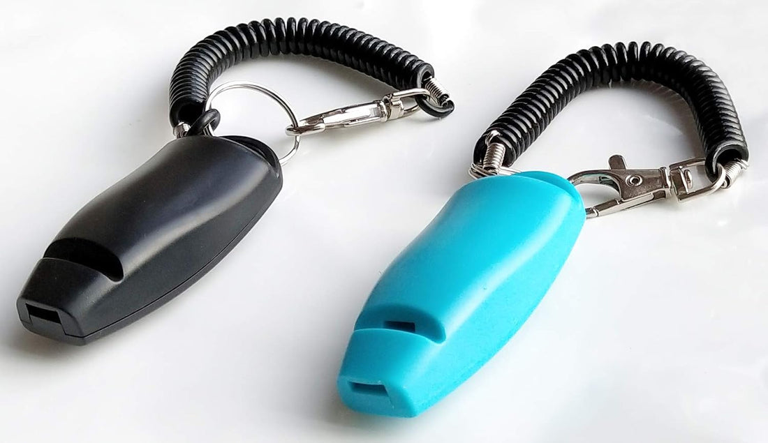 Pet Training Clicker Whistle with Wrist Strap - Dog Training Clickers