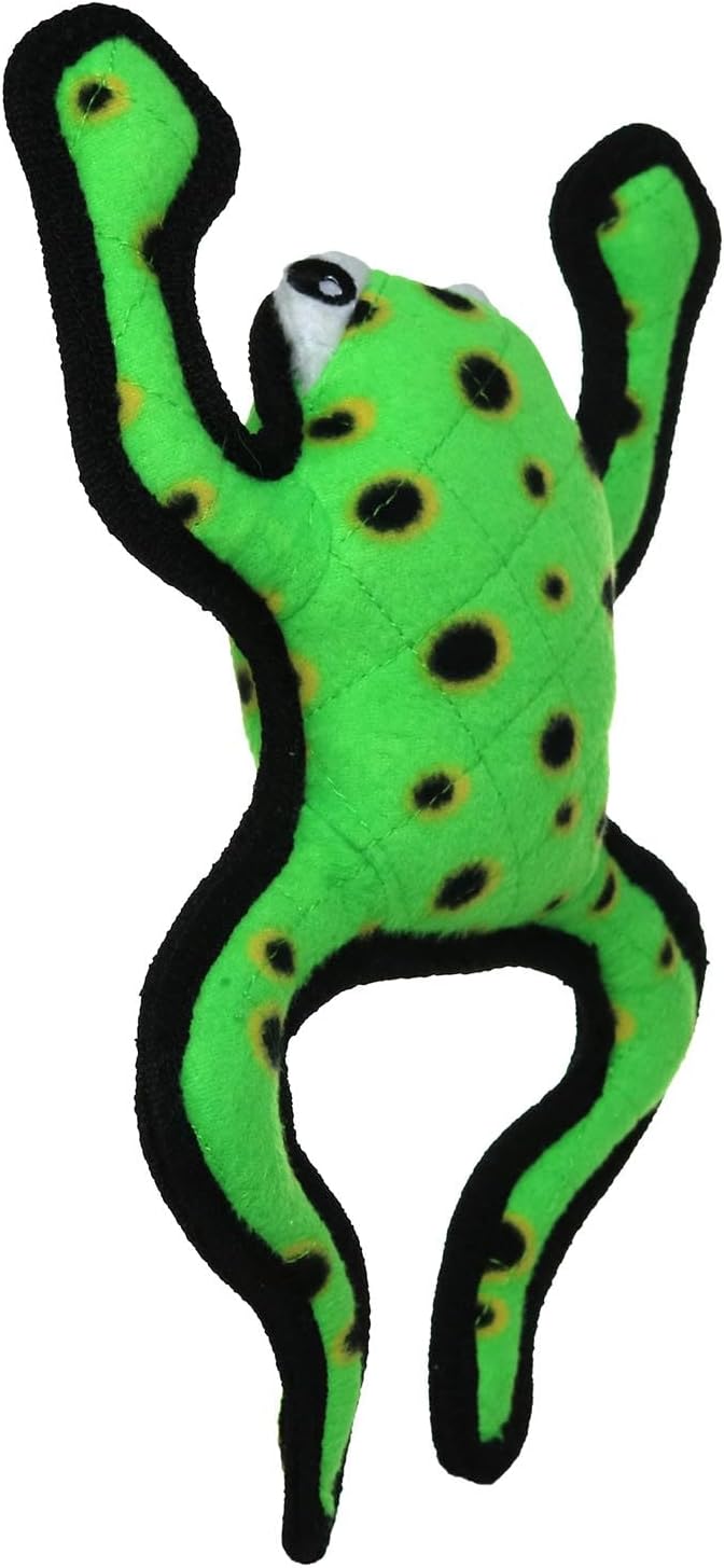 TUFFY® Leaping Phrog Ultra Durable Plush Dog Toy