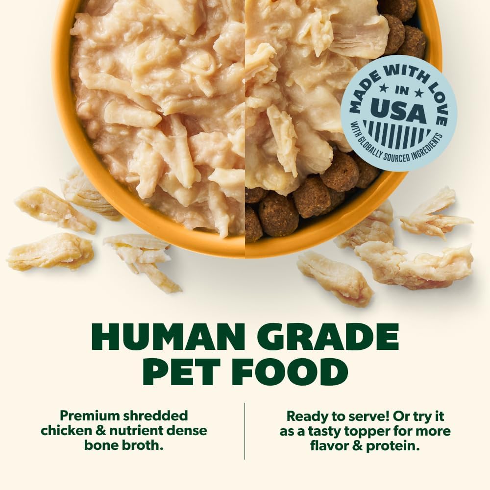 YOUR PET'S KITCHEN Chicken Whole Muscle Shreds Dog Topper, 2.6 oz