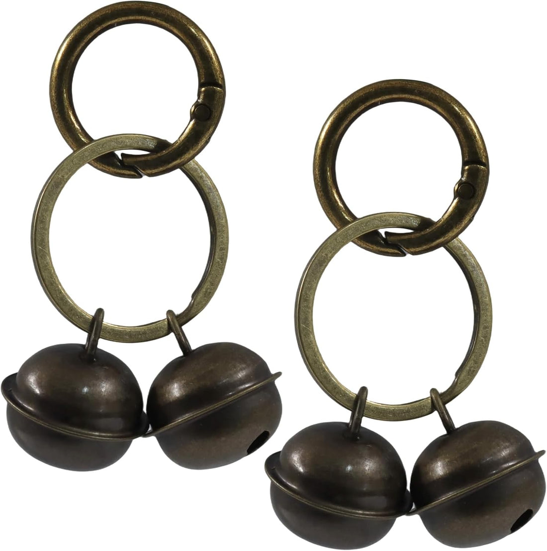 Jiozermi Dog Bells for Pet Tracking, 2 Pcs, Copper