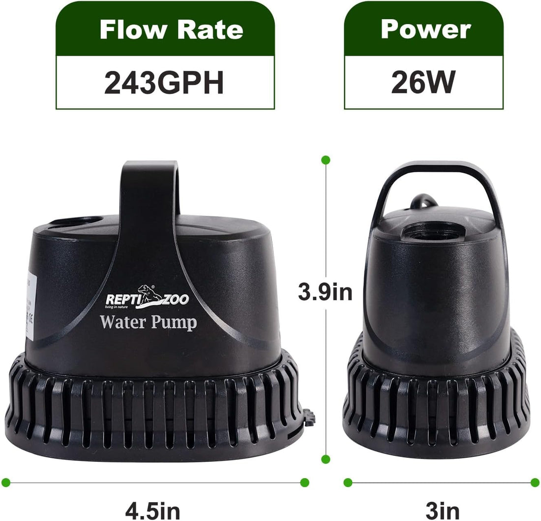 REPTIZOO Low Water Level Drain Pump