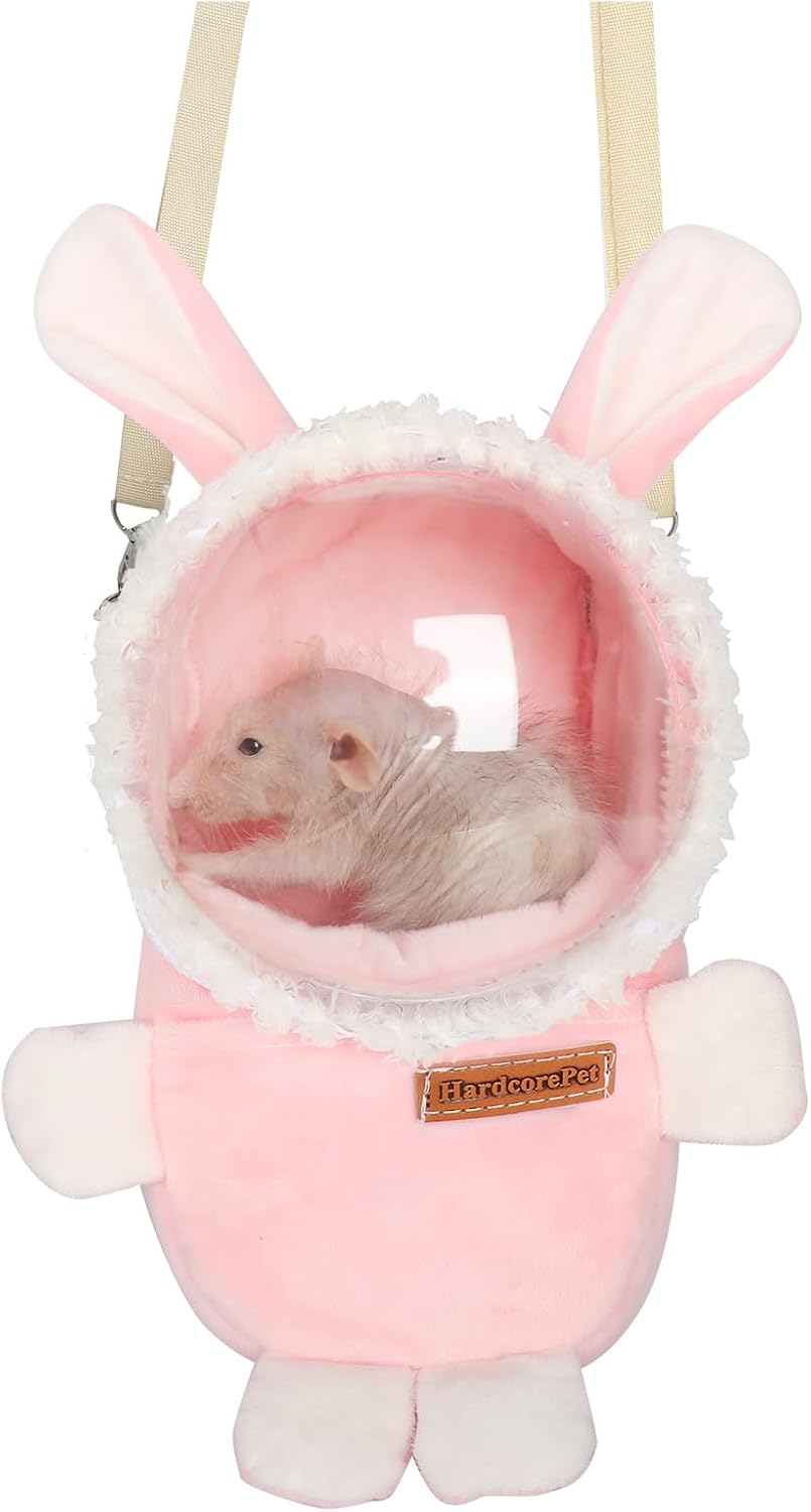 Hamster Carrier Rat Bag Cute Rabbit Shape Small Animal Sugar Glider