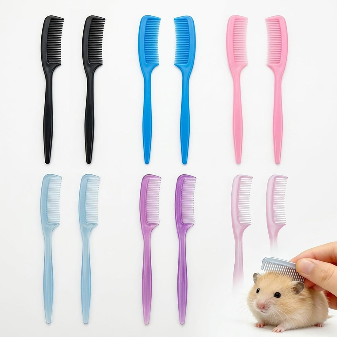 12 PCS Mini Hamster Brush