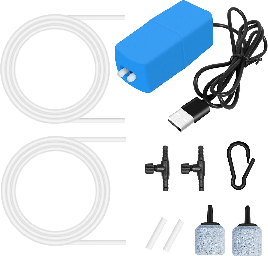Uncle Yang Aquarium Air Pump 1W Adjustable Quiet Aquarium Aerator