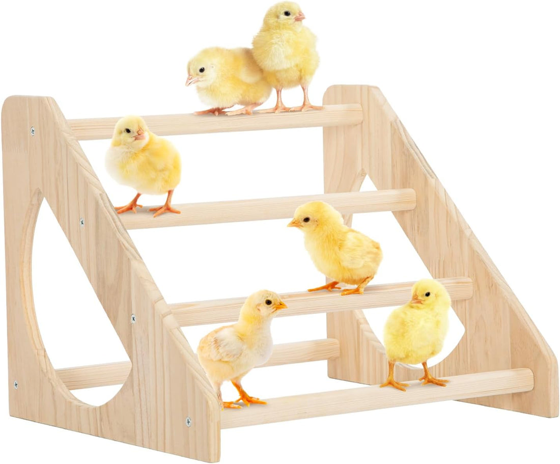 PETSFIT Baby Chick Roosting Bar, Anti-Rotation, Solid Wood