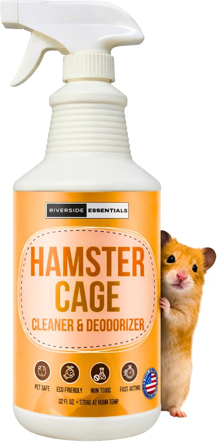 Hamster Cage Odor Eliminator & Cleaner Spray, 32oz – Made in USA