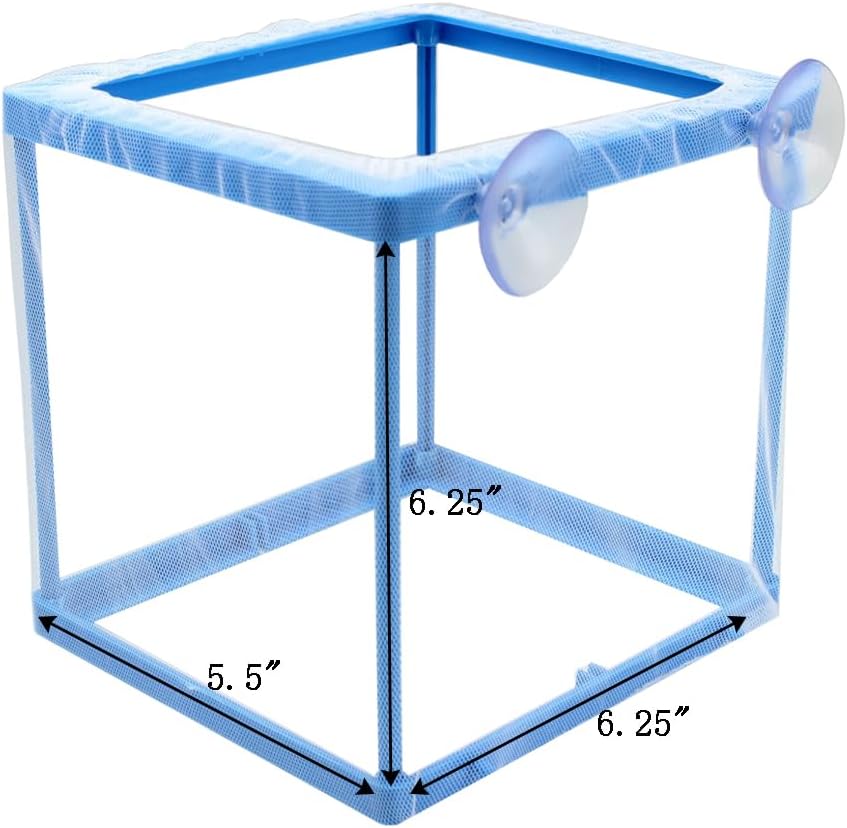 AQUANEAT Fish Tank Breeder 2 pcs Large Mesh Net Fry Saver Aquarium