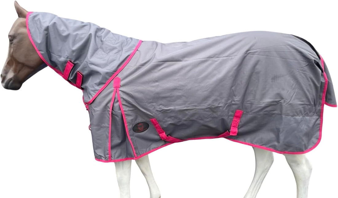 Horse RAIN Sheet with Neck Cover
