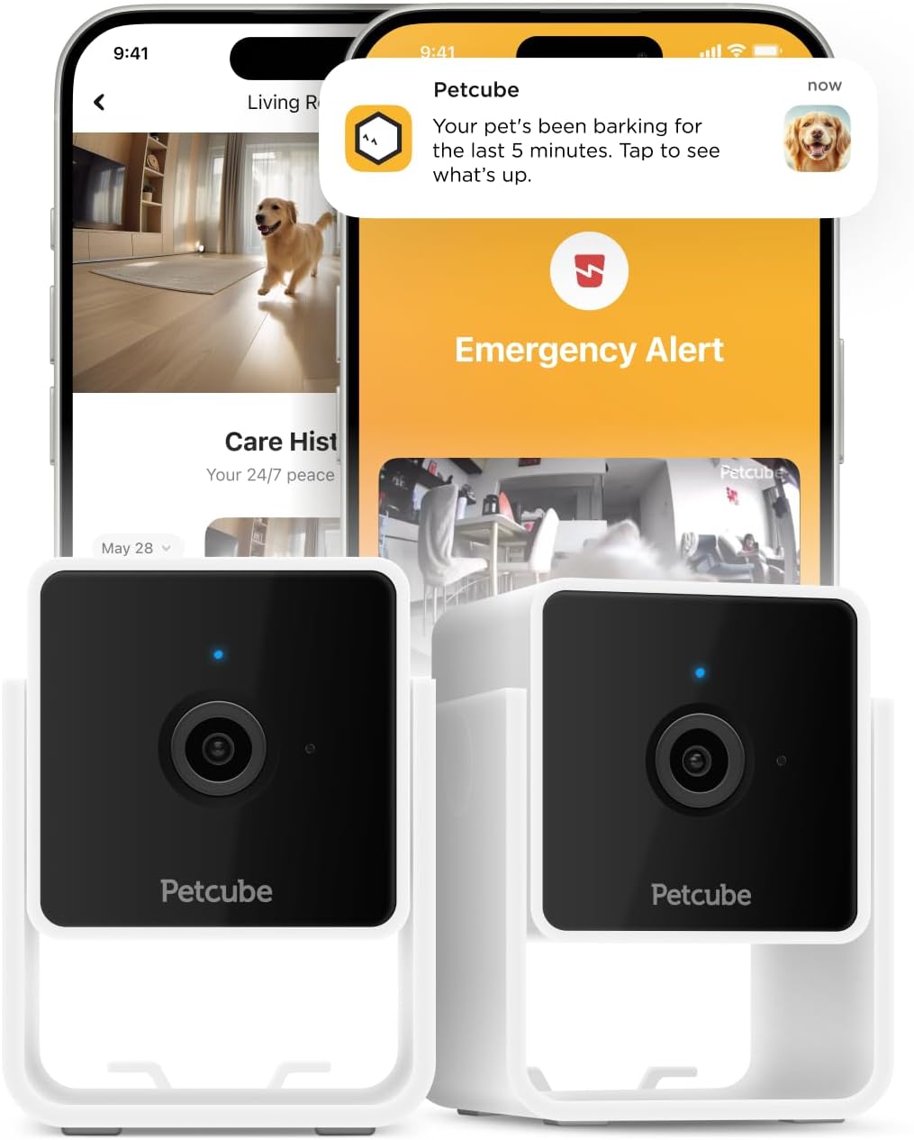 Petcube GPS Tracker for Dogs – Real-Time GPS Tracking & Escape Alerts