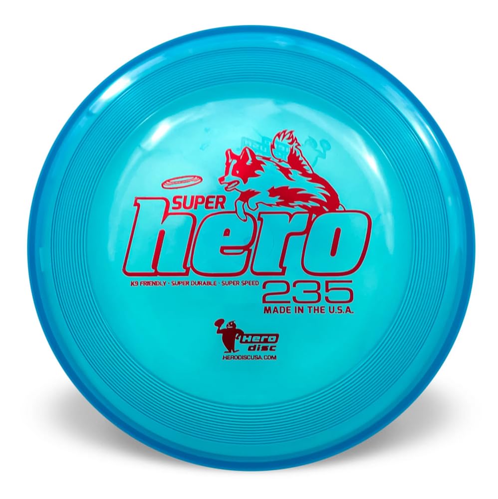 Hero Disc USA Superhero 235 K9 Candy Plastic Dog Disc