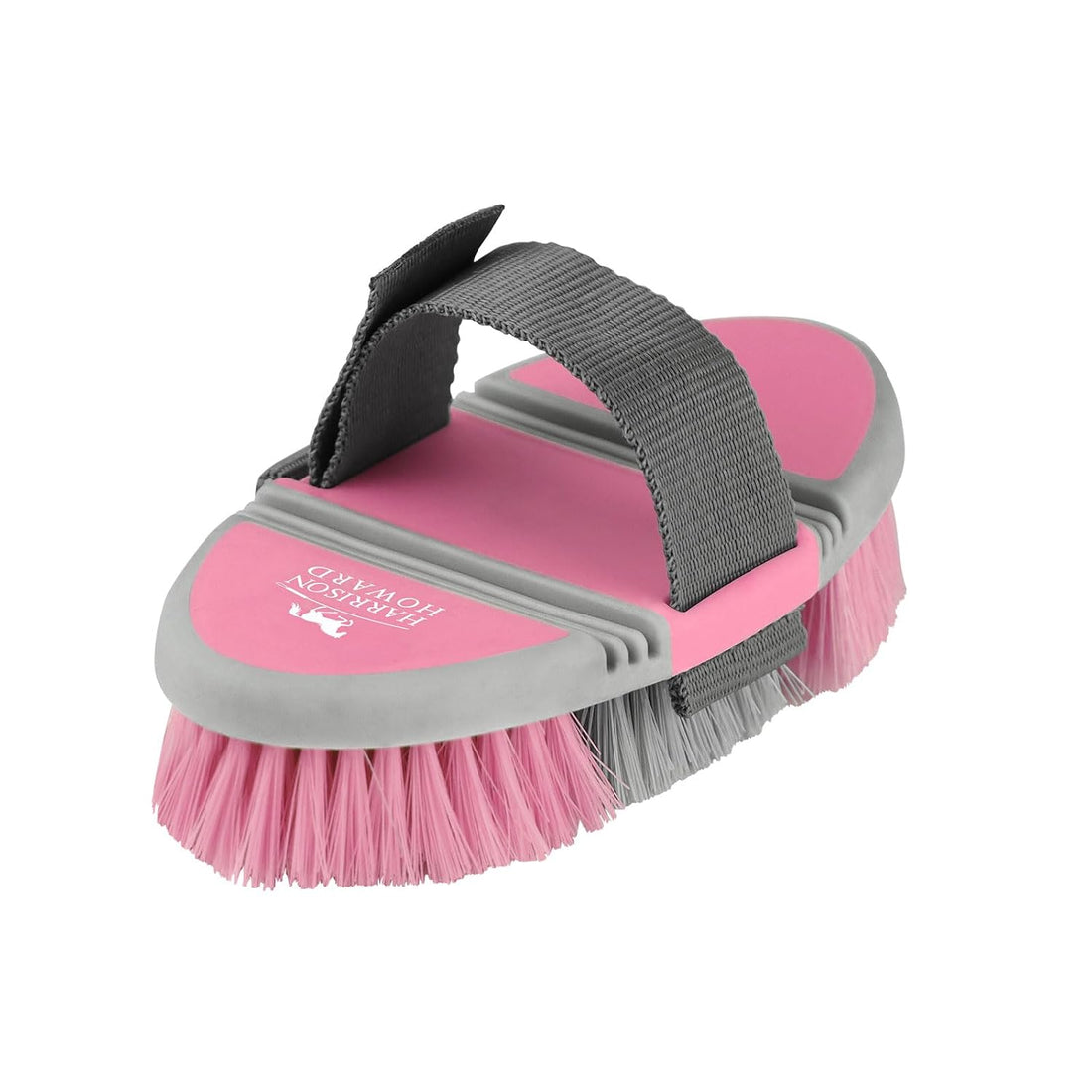 Harrison Howard Flexible Finish Horse Grooming Brush, Bendable Brush