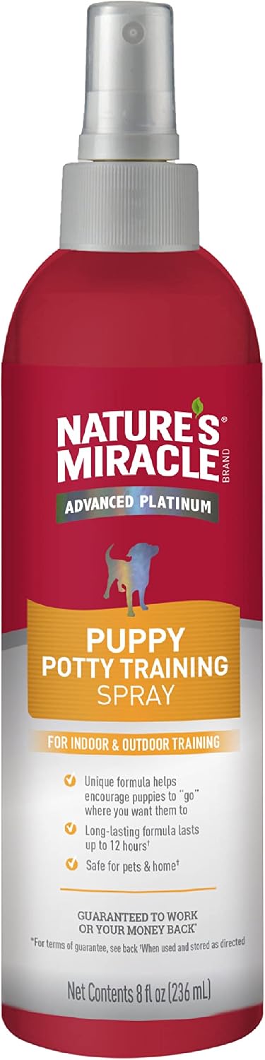 Nature's Miracle Advanced Platinum Puppy Potty Training Spray, 8 oz