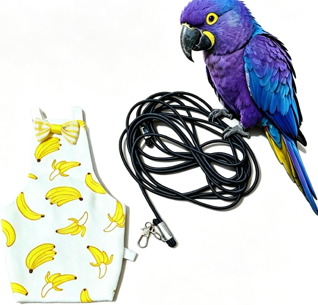 pet Parrot Bird Harness with Leash,pet Bird Clothes