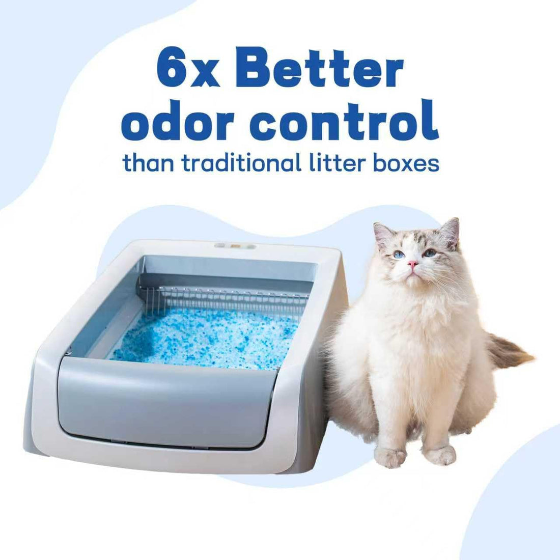 Crystal Cat Litter and Disposable Litter Trays 5 Sets Compatible