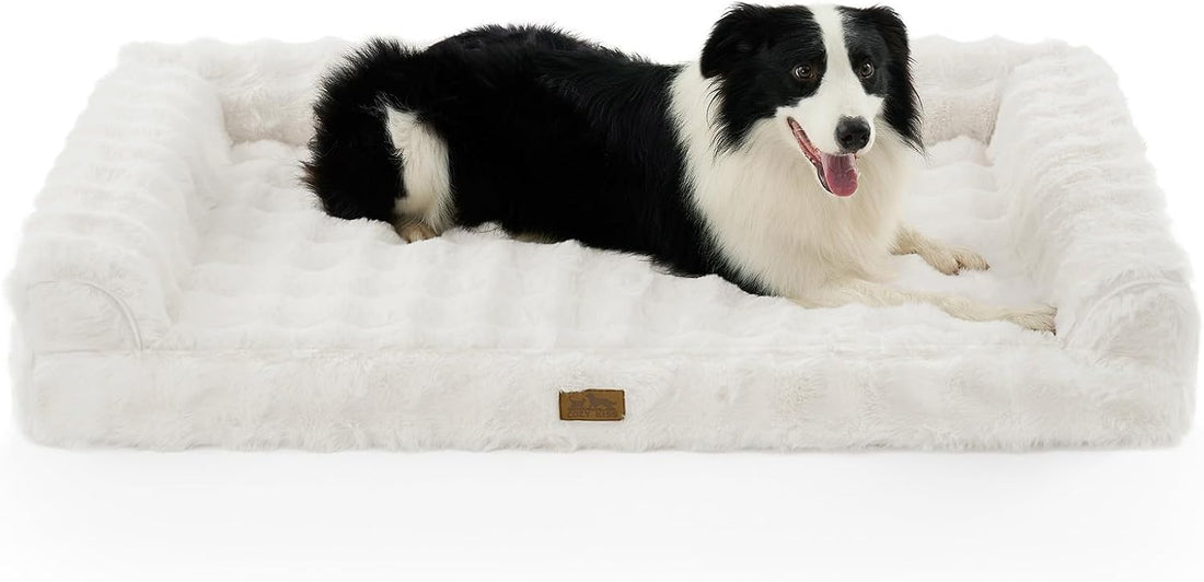 COZY KISS Orthopedic Large Dog Bed, Washable Pet Bed