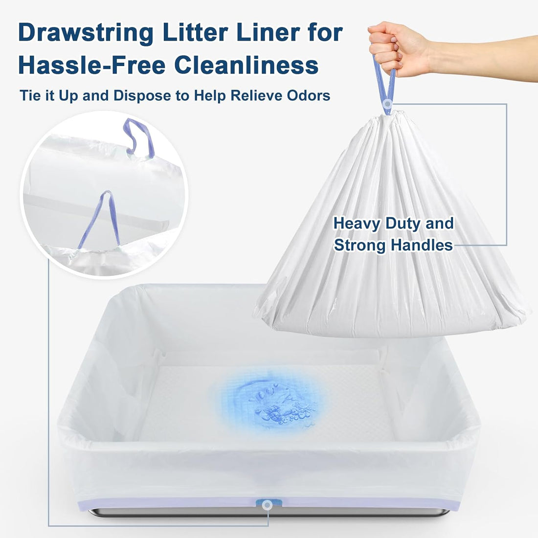 23.6''x16''x12'' Enclosed Stainless Steel Litter Box with Lid