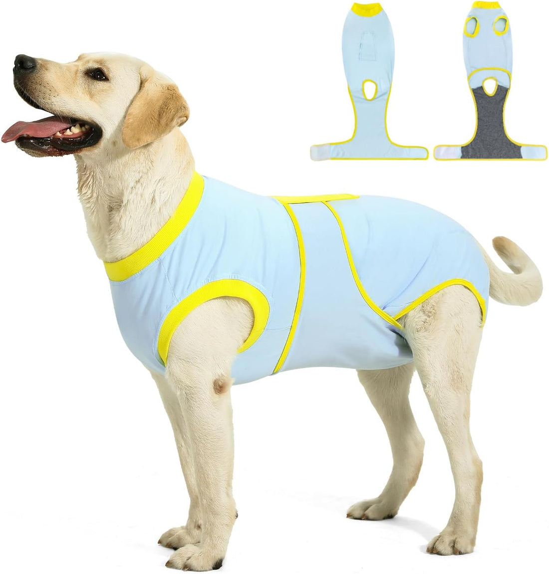 Recovery Suit for Dogs Cats After Surgery, Cone Alternative, Pink, L