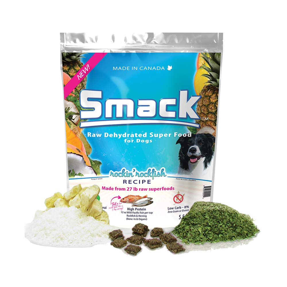 Smack Pet Food Organic Raw Dehydrated Dog Food Grain-Free, Gluten-Free