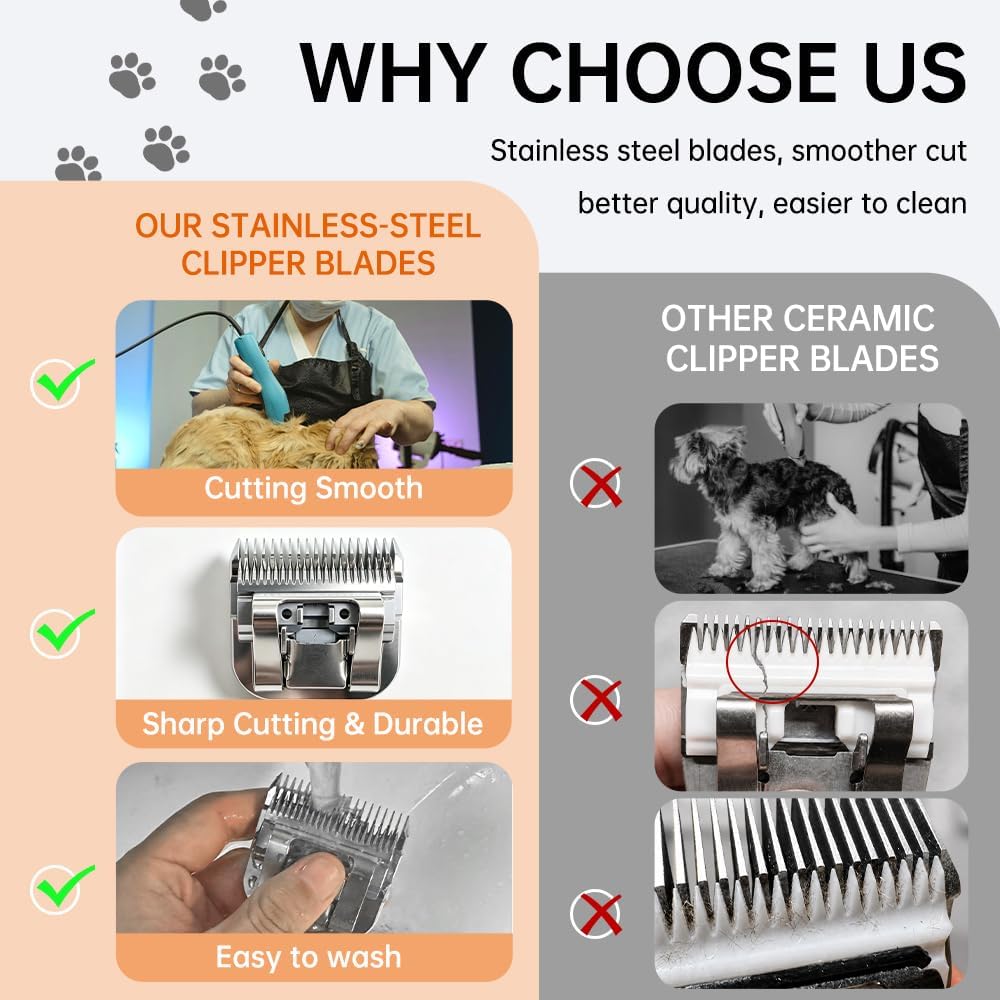 10# Clipper Blades Pet Grooming Clipper Replacement Blades