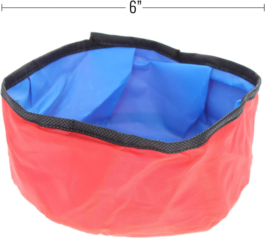 ASR Outdoor Dog Water Bowl Folding Collapsible Pet Travel Food Dish