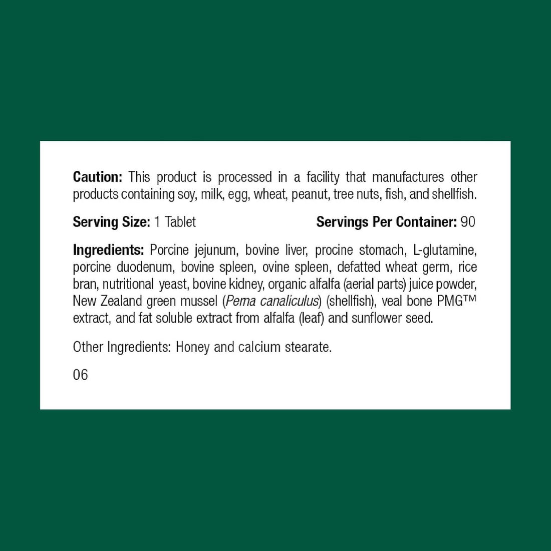 Standard Process Inc. Feline Enteric Support - 90 Tablets