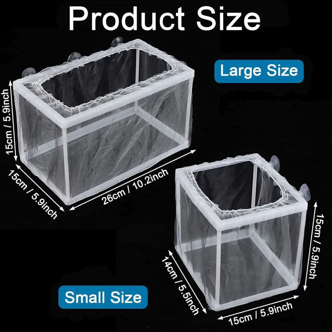 2 Pack Aquarium Fish Breeder Box