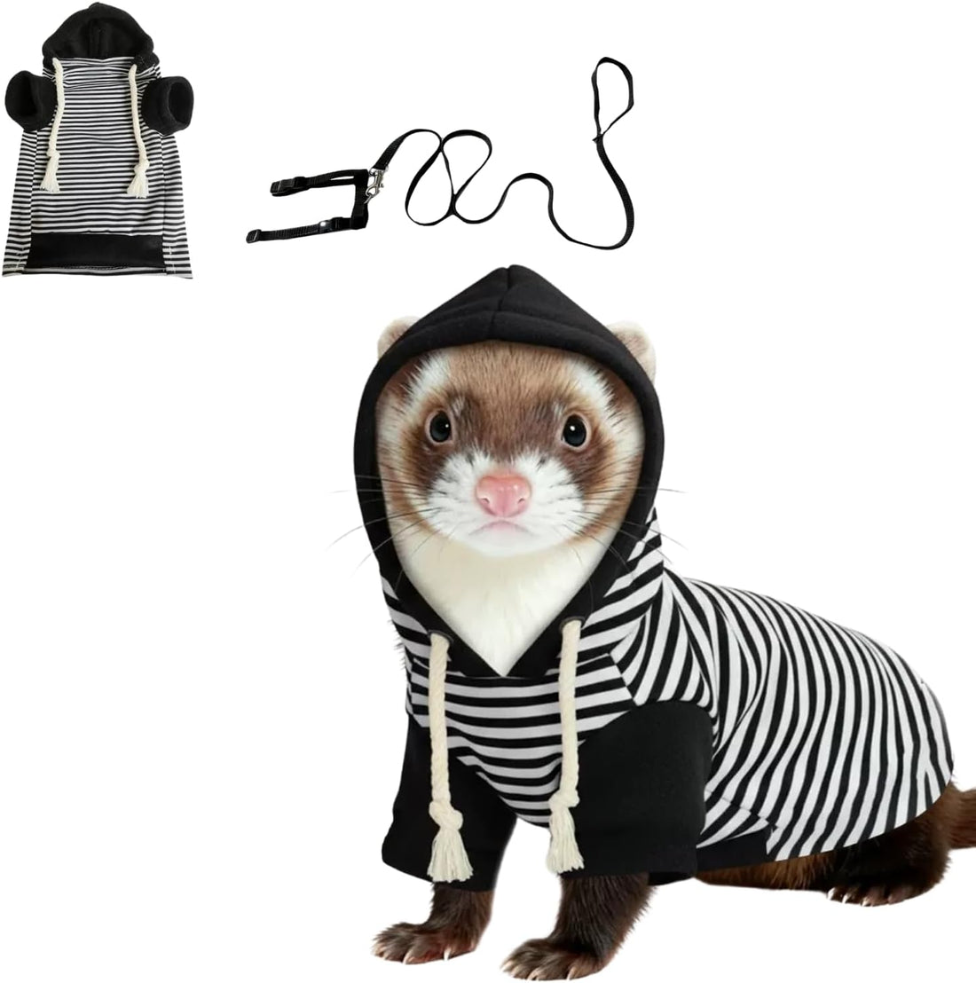 Ferret Harness and Leash Set Ferret Clothes Small Animals Harness