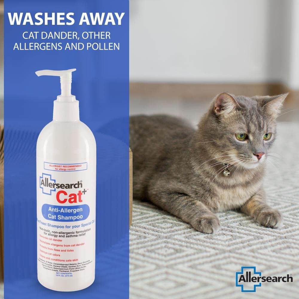 Allersearch Cat+ Anti-Allergen Cat Shampoo