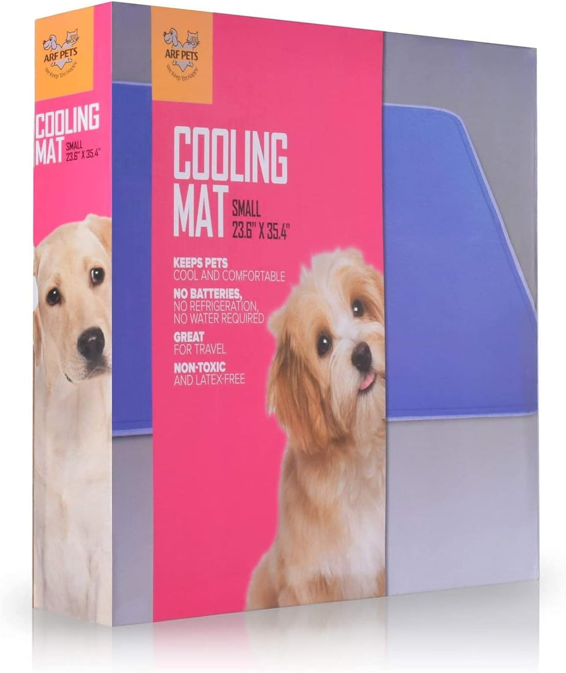 Arf Pets Dog Cooling Mat - Solid Gel Self-Cool Pad