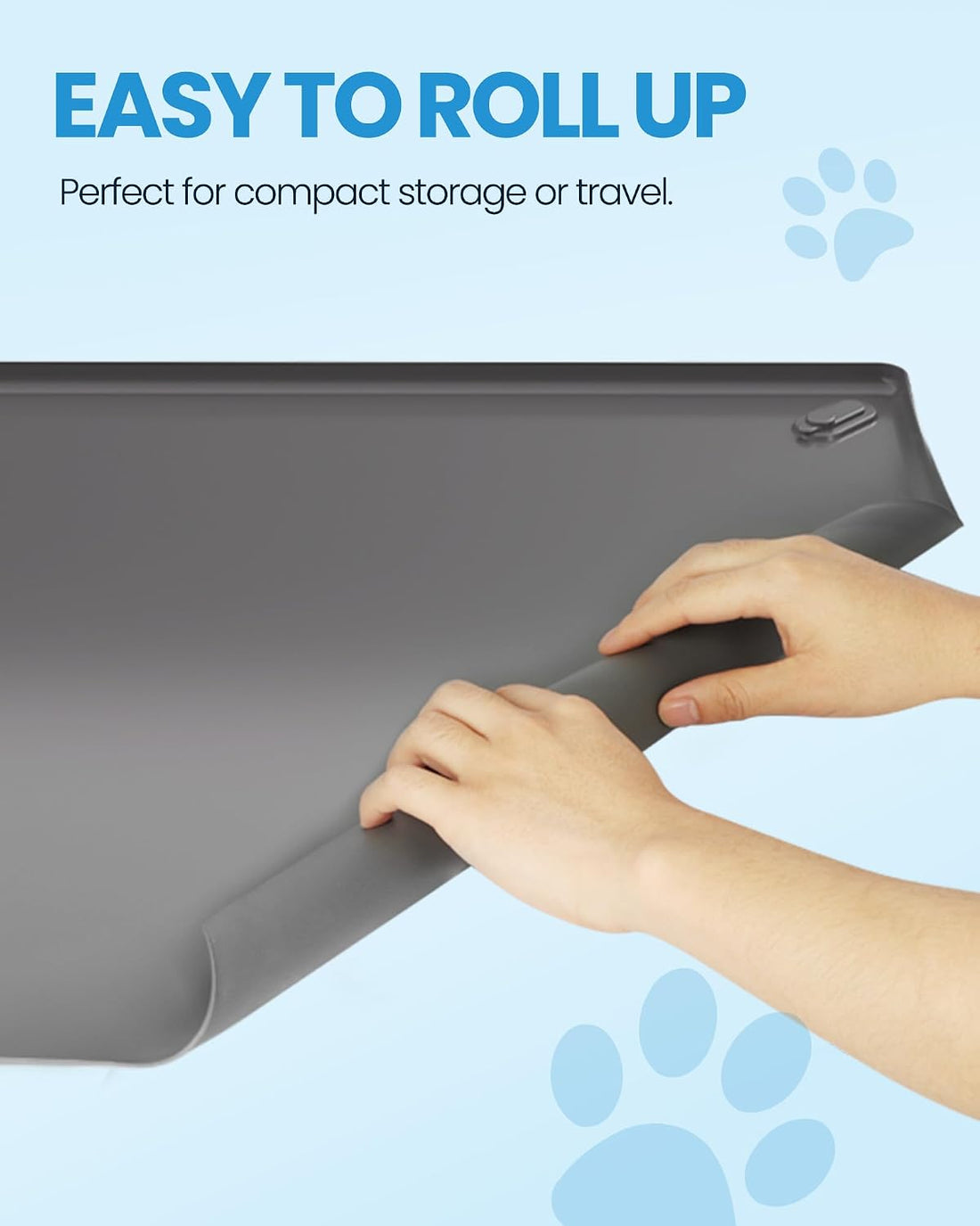 Pee Pad Holder for Dogs - 24" x 24" Non-Slip Silicone Puppy Potty