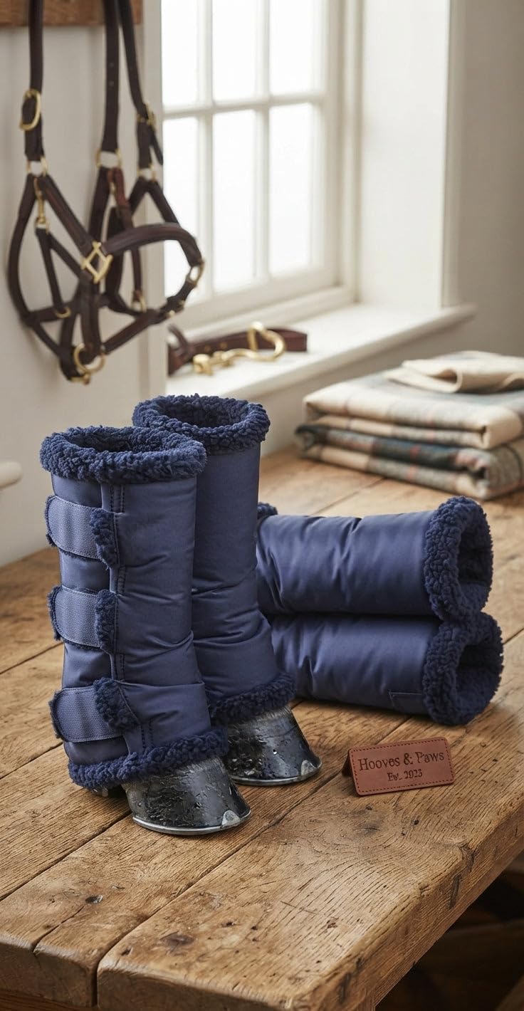 Shires Short Fleece Lined Travel Boots