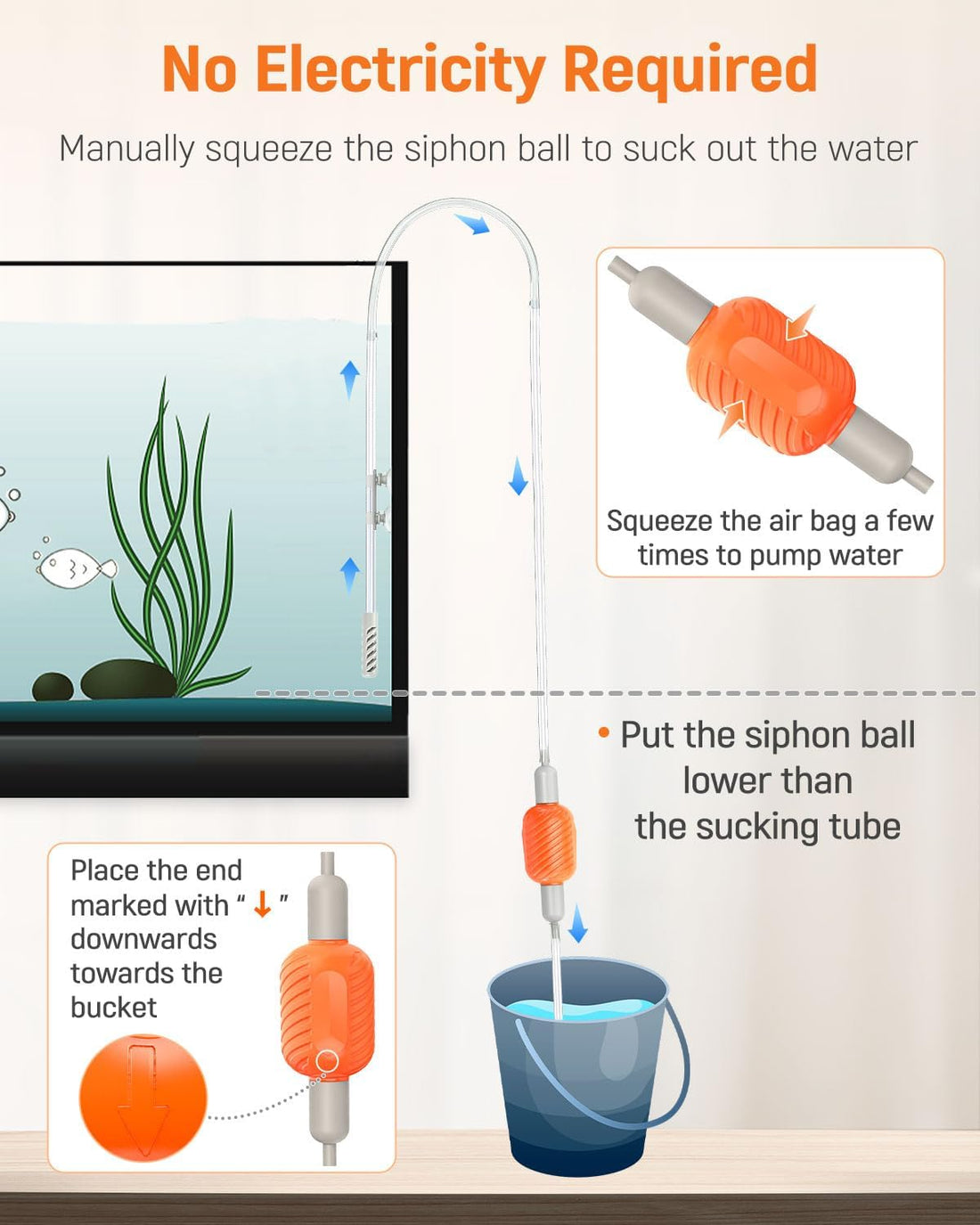 Pawfly Aquarium Water Changer Kit