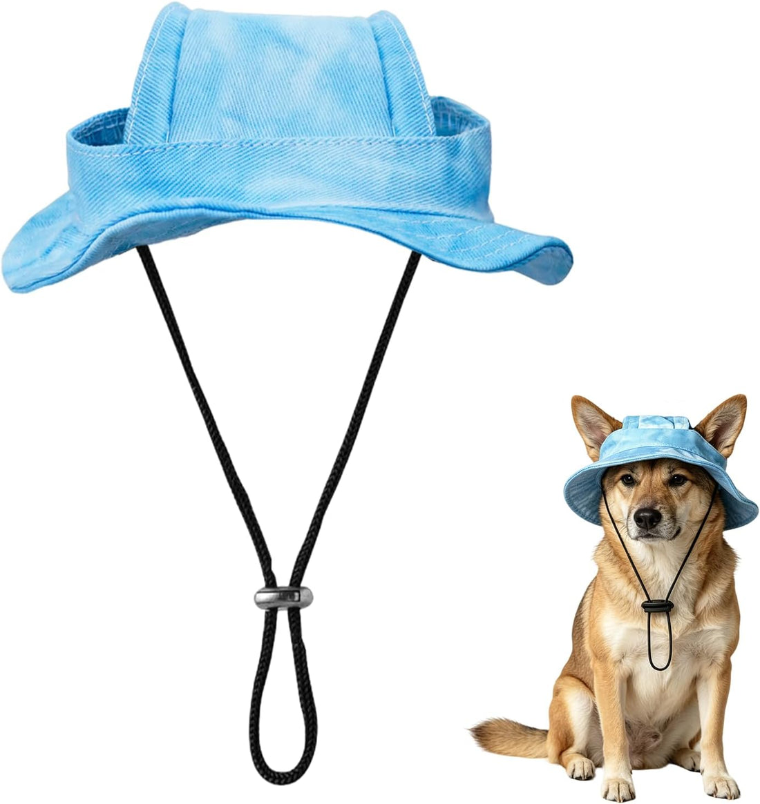 Dog Sun Hat, Hat for Dogs with Ear Holes, Pet Apparel Accessories