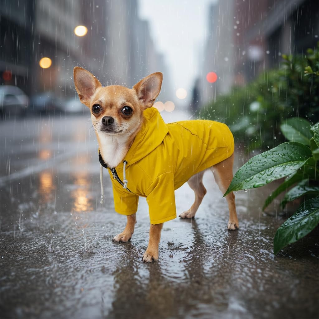 Dog Raincoat rain Jacket Raincoat Dogs Waterproof Small Medium Breeds