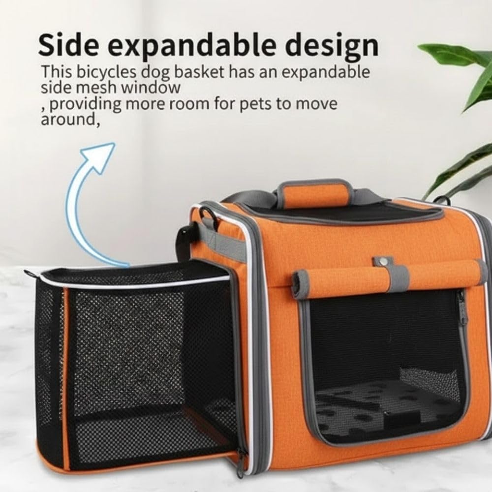 New Dog Bike Basket - Premium Dog Basket for Bike
